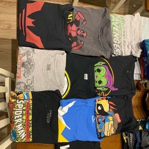T shirts marvel and DC